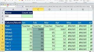 Excel 2010 Magic Trick 789 Extract Records That Match Criteria for Multiple Reports Across Sheets [upl. by Ellebyam]