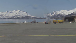 Tromsø Varden Kvaløya Sommerøya Tromsø Lufthavn Langnes  Flying Over Norway [upl. by Love]