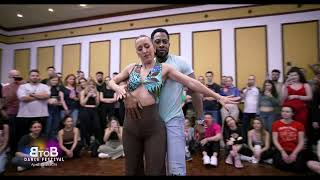 Ronald amp Alba bachata demo BtoBBachataDanceFestival 1215 April 2024 [upl. by Radburn]