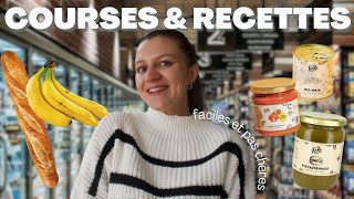 RETOUR DE COURSES amp MES 3 RECETTES FAV DU MOMENT  Courses vrac et recettes faciles et pas chères [upl. by Griffie418]