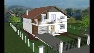 MODEL E2 by ALIQUANTUM DOO kuce projekt projekt house plans house designs [upl. by Ettennahs803]