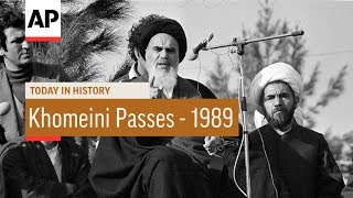 Ayatollah Khomeini Passes  1989  Today In History  3 June 17 [upl. by Samuela]