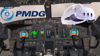 MSFS The PMDG 737 finally has the WX Radar  Meta Quest 3 RTX 4080S [upl. by Eniad]