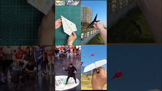 4easy flying paper plane ✈️how to fold paper airplane paperairplane [upl. by Chally414]