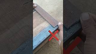 Many welders dont know the technique of making corner iron joints 90degree position [upl. by Adrien]