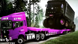 MOBIL TRUK DANCE TIKTOK  TRUK JOGET JOGET LUCU  XE TẢI NHẢY TIK TOK [upl. by Ajet]