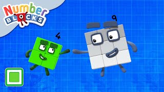 Numberblocks  Square Club ⬛  Numbers Are Everywhere  Educational  Learn to Count [upl. by Eneroc676]