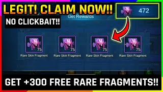 HOW TO GET RARE SKIN FRAGMENT FAST IN MOBILE LEGENDS 2020  MLBB [upl. by Percival]