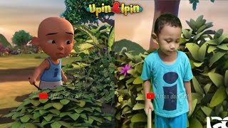 Ipin Lagi cari Kain Merah yang Hilang  Kompilasi Tiru Aksi Upin Ipin Lucu Seru [upl. by Pimbley]