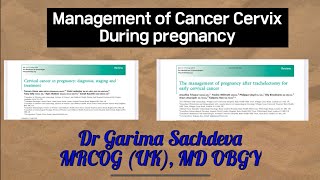 Cancer cervix during pregnancy Management [upl. by Giliane]