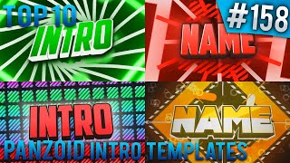 TOP 10 Panzoid intro templates 158 Free download [upl. by Satsok]