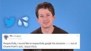 Charlie Puth Reads Thirst Tweets [upl. by Cherianne]