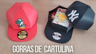 Gorras de cartulina para el día del padre 💙🧢 [upl. by Anwahs]