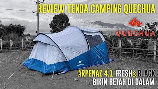 Review Tenda Quechua Arpenaz Family 41 Fresh amp Blcak [upl. by Eph]