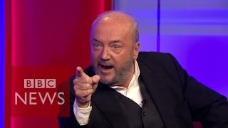 You killed a million people in Iraq George Galloway tells Jacqui Smith  BBC News [upl. by Yelnet29]