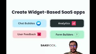 Tutorial Create WidgetBased SaaS apps [upl. by Pasho]