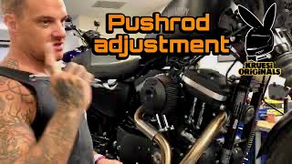 Harley pushrod adjustment [upl. by Ja]