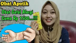 Obat gatal alergi Alleron tablet [upl. by Chaffinch]