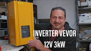 INVERTER TOROIDALE 3KW 12V VEVOR presentazione [upl. by Eirellav]