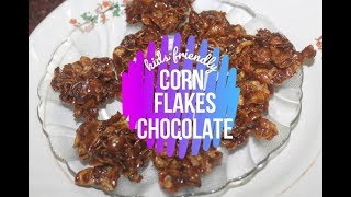 Kids Favourite Cornflakes Chocolate Recipe [upl. by Henn]