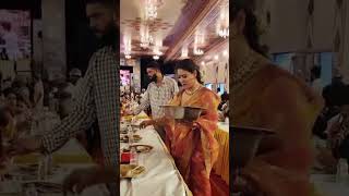 Kajol Serve The Bhog At Durga Puja [upl. by Dnomaj634]