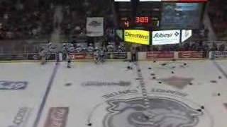 WHL 060128 Kamloops vs Regina Line Brawl [upl. by Dugan]