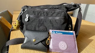 Unpacking Kipling Gabbie small  Vacation carry unwinding chat my only LV item [upl. by Erma]