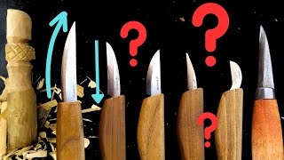 What are different wood carving knives for The different types of wood carving knives [upl. by Granoff569]