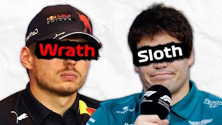 The 7 Deadly Sins as F1 Drivers [upl. by Aihsiyt]