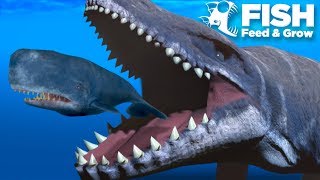 PLAYING AS THE MOSASAUR  Fish Feed Grow [upl. by Pelletier]