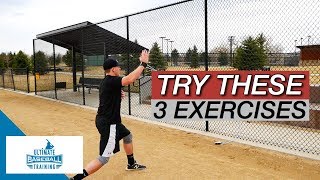 How To Build Arm Strength and Throwing Velocity 3 Exercises [upl. by Aihsinyt533]