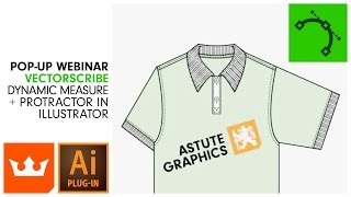 Webinar  VECTORSCRIBE  Dynamic Measure  Protractor in Illustrator [upl. by Reedy]