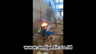 CADWELD BC TO ROD  ANTI PETIR SURABAYA [upl. by Luthanen]