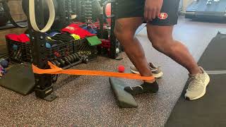 Band Toe Elevated Ankle Dorsiflexion [upl. by Enilram]