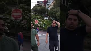 Crookedest Street in The World  Golden Gate Bridge San Francisco  San Francisco Down Town vlog [upl. by Aihsekat]