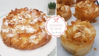 COMMENT FAIRE UNE CROUSTADE AUX POMMES AVEC DE LA PÂTE FILO💕 [upl. by Eidde]