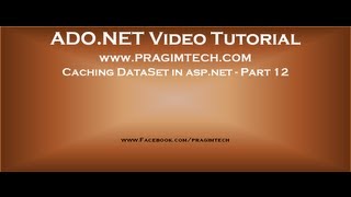 Caching dataset in aspnet  Part 12 [upl. by Rizzo]