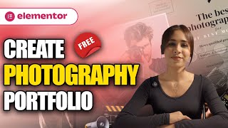 Create a FREE Stunning Photography portfolio  Stepbystep Tutorial [upl. by Cohdwell]