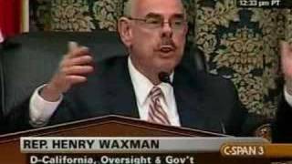 Waxman Threatens to Kick Issa Out of Hearing Room [upl. by Millar]