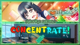 Concentrate コンセントレイト  Shioriko Mifune FULL ENGROM LYRICS  Love Live [upl. by Particia]