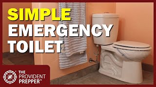 How to Turn Your Home Toilet Into an Emergency PortaPotty [upl. by Ihsakat116]