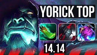 YORICK vs CAMILLE TOP  6 solo kills 1300 games  EUW Master  1414 [upl. by Harvie]