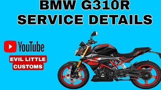 BMW G310R service details short  EvilLittleCustoms  BMW G310R bike service kayse kare [upl. by Aiceila]