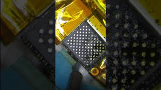 Clean the Pads of iPhone X NAND Shorts [upl. by Leff]