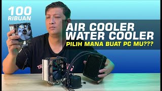 381 BEDA CPU Air Cooler VS AIO Water Cooler  TERBAIK MURAH DINGIN jonsbo cr1200 Cougar Forza 50 [upl. by Egnalos]