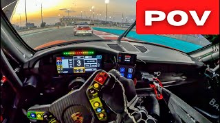 EPIC Onboard at Abu Dhabi in Porsche GT3 Cup [upl. by Clo]