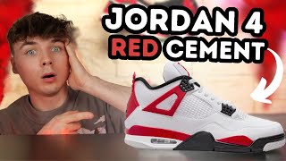 LA MIGLIOR SCARPA DELLO SNKRS DAY Jordan 4 Red Cement [upl. by Enelyad]