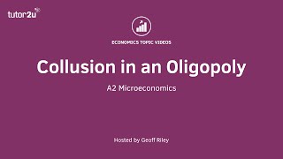 Collusion in an Oligopoly I A Level and IB Economics [upl. by Aneloc]