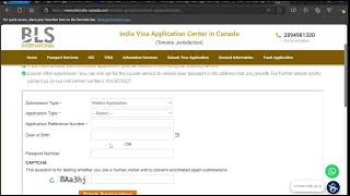 How To Track Your Application At BLS Canada For India [upl. by Kayley775]