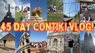 45 Day VLOG Ultimate European Contiki  Egypt ✈️ [upl. by Veradia]